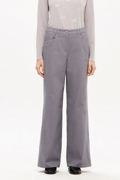 Брюки Nelva 31205 серый-джинс - фото 1