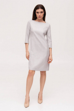 Платье Nelva 51575 серый - фото 1
