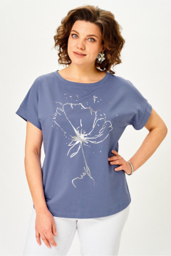 Джемпер Rumoda 2063 индиго - фото 3