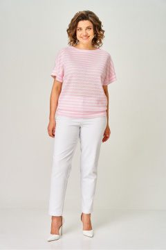 Джемпер Rumoda 2262 розовый - фото 4