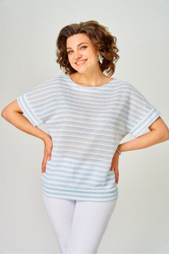 Джемпер Rumoda 2262 светло-голубой - фото 1