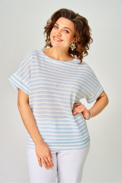 Джемпер Rumoda 2262 светло-голубой - фото 2