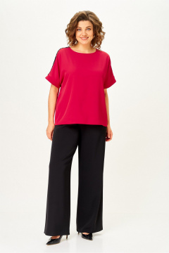 Блуза, брюки Rumoda 2275 красный_кр.р. - фото 2