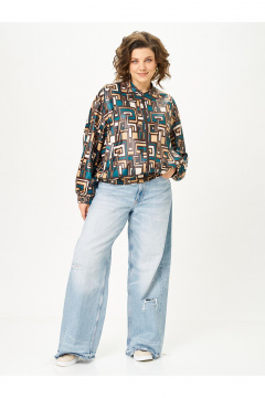 Бомбер Zlata 4471 голубой - фото 2