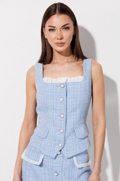 Жилет V&N Fashion 1104 голубой - фото 2