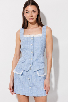 Жилет V&N Fashion 1104 голубой - фото 1