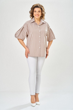 Блуза Svetlana-Style 2130 како-полоска - фото 3