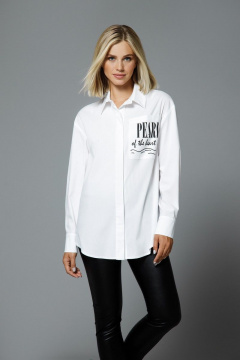 Блуза DILIA 0524 белый - фото 2