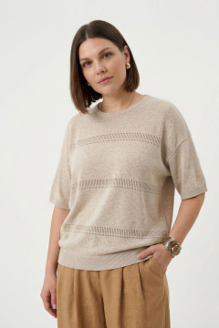 Джемпер Полесье С1331-256С1585-Д43 158,164 суровый + античный белый - фото 1