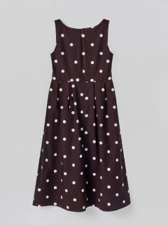 Сарафан Mark Formelle 152488/25-40869П-9 горошек_на_шоколаде - фото 3
