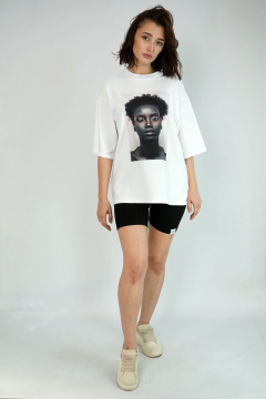 Футболка свободного кроя из хлопка для круглогодичного стиля Kivviwear 4034.06 - фото 5