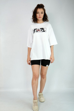 Футболка свободного кроя из хлопка для повседневной носки Kivviwear 4034.12 - фото 5