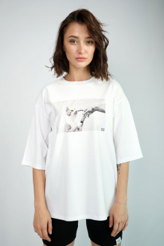 Футболка свободного кроя из трикотажа для круглый год Kivviwear 4034.13 - фото 1