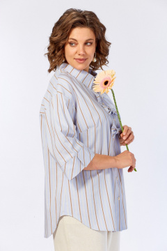 Рубашка Grace for you 042 голубой - фото 4