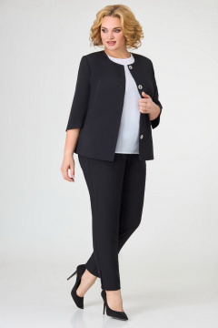 Брюки, жакет Swallow 388 черный - фото 2