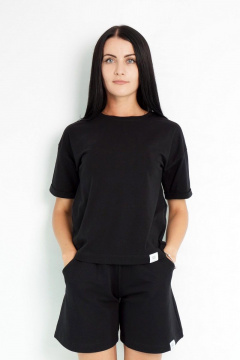 Футболка с рукавами и подворотом из трикотажа для ежедневно Kivviwear 4026.14 - фото 1