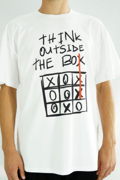 Футболка оверсайз с длинным рукавом и горловиной Kivviwear 1001.03 - фото 5