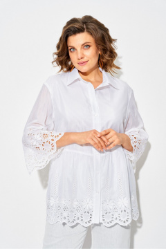 Блуза ANASTASIA MAK 1325 белый - фото 1