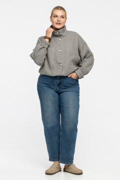 Куртка SHLOMO 9-4-1752 серый - фото 5