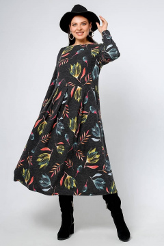 La rouge 5338 графит-(цветы)