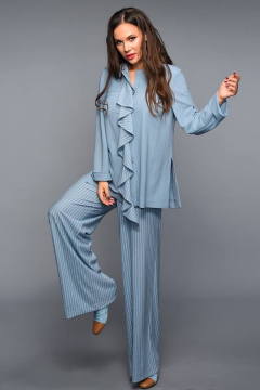 Teffi Style L-1575 голубой+полоска