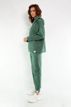 Круглогодичные спортивные брюки из трикотажа с карманами Kivviwear 4015 хаки - фото 4