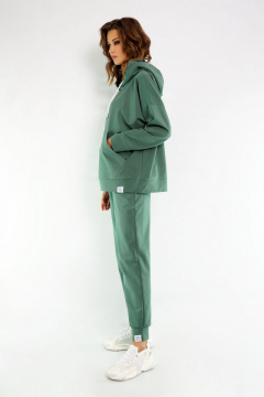 Круглогодичные спортивные брюки из трикотажа с карманами Kivviwear 4015 хаки - фото 3