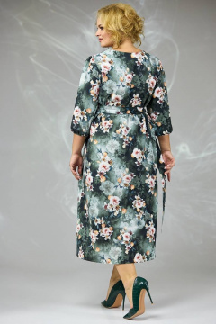 Демисезонное платье свободного силуэта с поясом Angelina & Сo 580/1 - фото 2