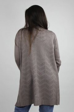 жакет реглан из трикотажа с пуговичной застежкой Полесье С2503-20 1С1065-Д43 158,164 бархан - фото 4