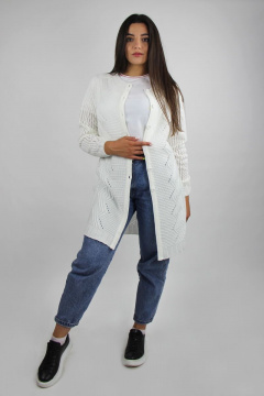 жакет реглан из трикотажа с пуговичной застежкой Полесье С2503-20 1С1065-Д43 158,164 суровый - фото 1