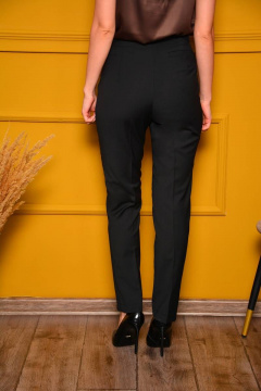 Брюки деловые с классическим кроем из шерстяной ткани LM КТ5360 - фото 3