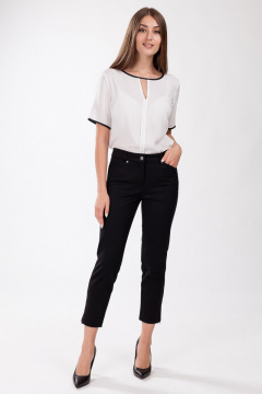 Зауженные брюки с молниями и кокетками Femme & Devur 1622 1.3F(170) - фото 3