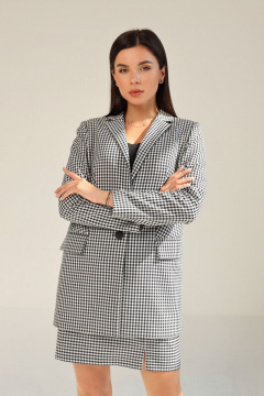 Юбка из хлопка черная демисезонная AURA otd 5011 - фото 2