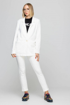 Брюки, жакет Domna 16075 молочный - фото 5