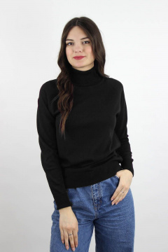 Демисезонный свитер с длинным рукавом реглан Полесье С3433-17 7С1582-Д43 158,164 глубокий_черный - фото 5