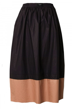 Юбка из текстиля и хлопка, летняя, на запах с пуговицами BURVIN 7900-21 - фото 3