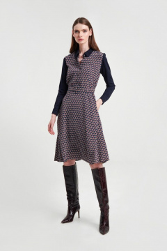 Платье из плательной ткани полуприлегающего силуэта с карманами AG Green G437/1 - фото 1