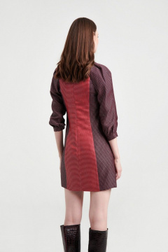 Платье из костюмно-плательной ткани с рельефами и рукавами 3/4 AG Green G433/1 - фото 2