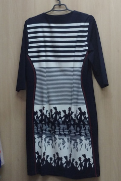 Демисезонное платье с ярким принтом и текстильной отделкой Таир-Гранд 6517 девочки - фото 2