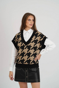 Юбка из текстиля и экокожи на каждый день Motif 1599 - фото 4