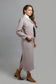 Жакет, юбка Mirolia 989 темно-бежевый - фото 3