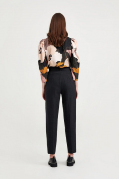 Зауженные брюки из текстиля на съемном поясе AG Green G408/6 - фото 2