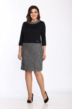 Lady Style Classic 1447/2 темно_серый-синий