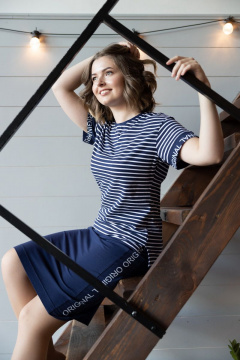 Купалинка 597603.158-164 к.полоска,т.синий