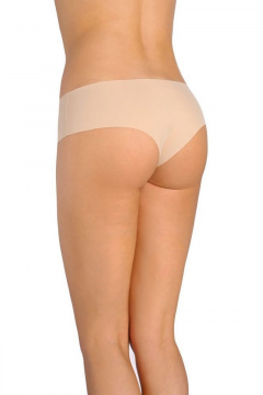 Трусы бразилианы из эластичного трикотажа с средней талией Teyli 793 бежевый - фото 2