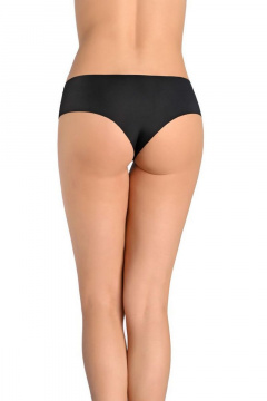 Трусы бразилианы из эластичного трикотажа с средней талией Teyli 793 черный - фото 2