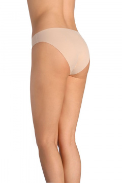 Трусы бразилианы из эластичного трикотажа с средней талией Teyli 794 бежевый - фото 2