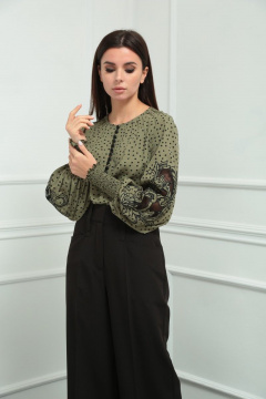 SandyNa 130413 олива-черный