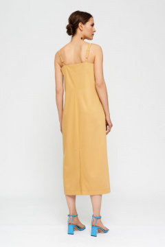 Платье миди женское на каждый день с карманами и пуговицами BURVIN 8030-81 - фото 2