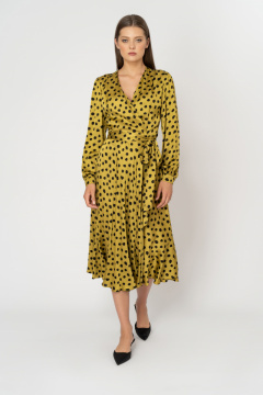 Платье Elema 5К-99701-1-164 горчица - фото 1